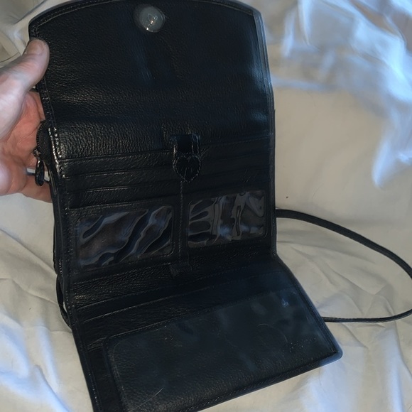 Brighton Black Leather Mini Purse - Picture 3 of 4